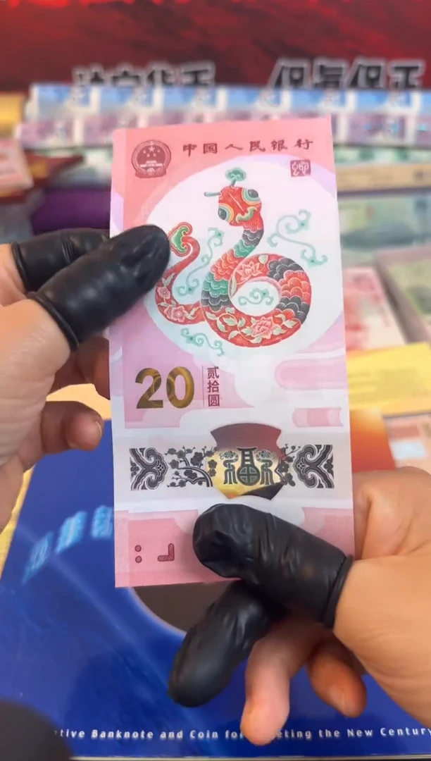 纸B****?蛇钞单张  20元面值