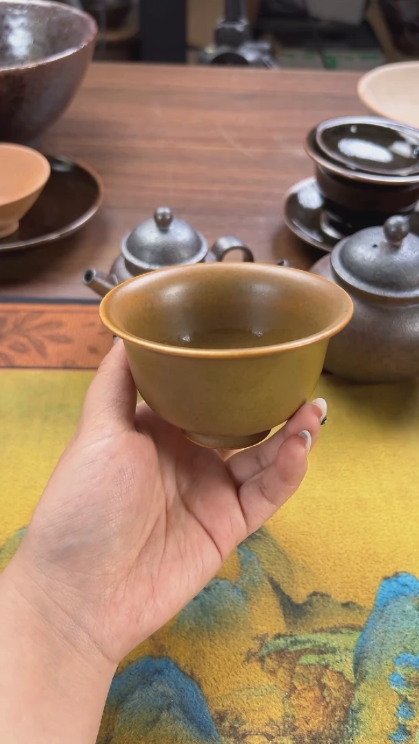 窑变色原矿釉煤窑烧制