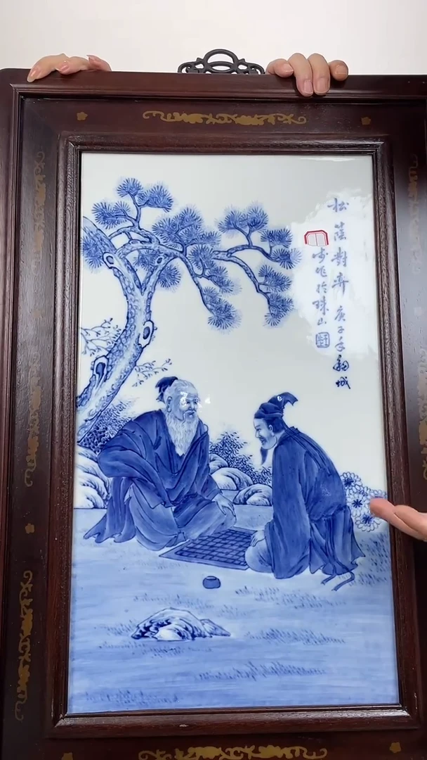 瓷版画景德镇陶瓷手工手绘瓷板画