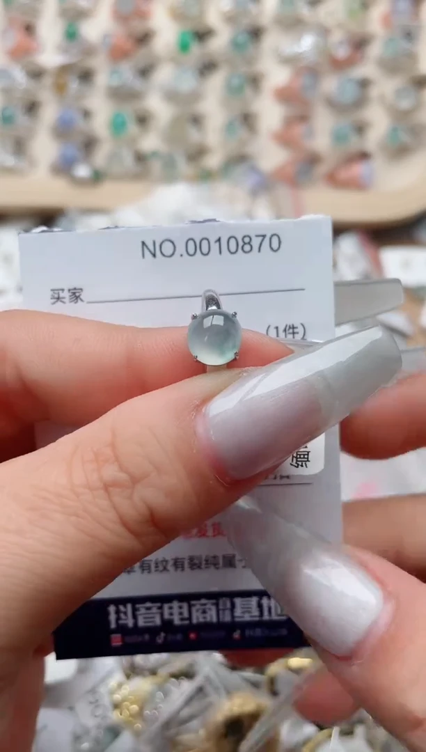 【闪购商品】翡翠戒指银S925镶嵌、