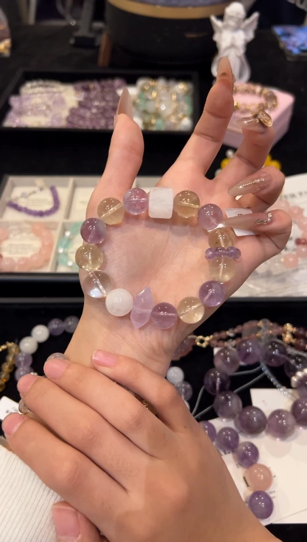 未镶嵌手串水晶多宝手串