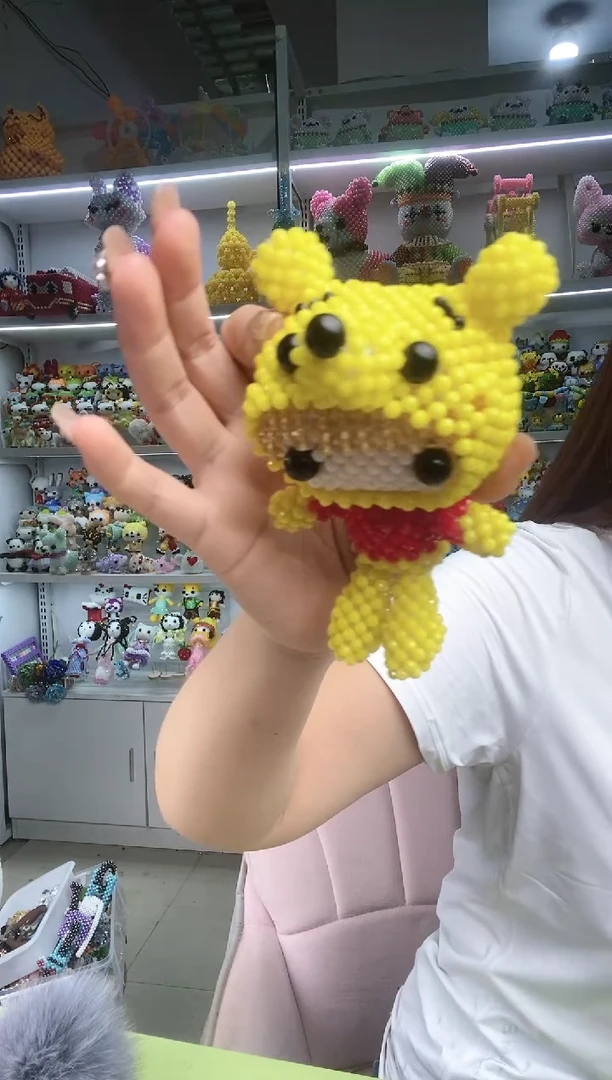 玻璃2502卡4水晶变装维尼小熊材料包1套