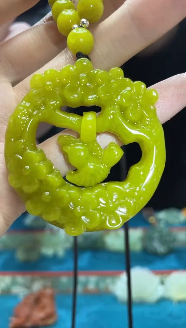 未镶嵌岫玉吊坠·多样性发货*拍一发一