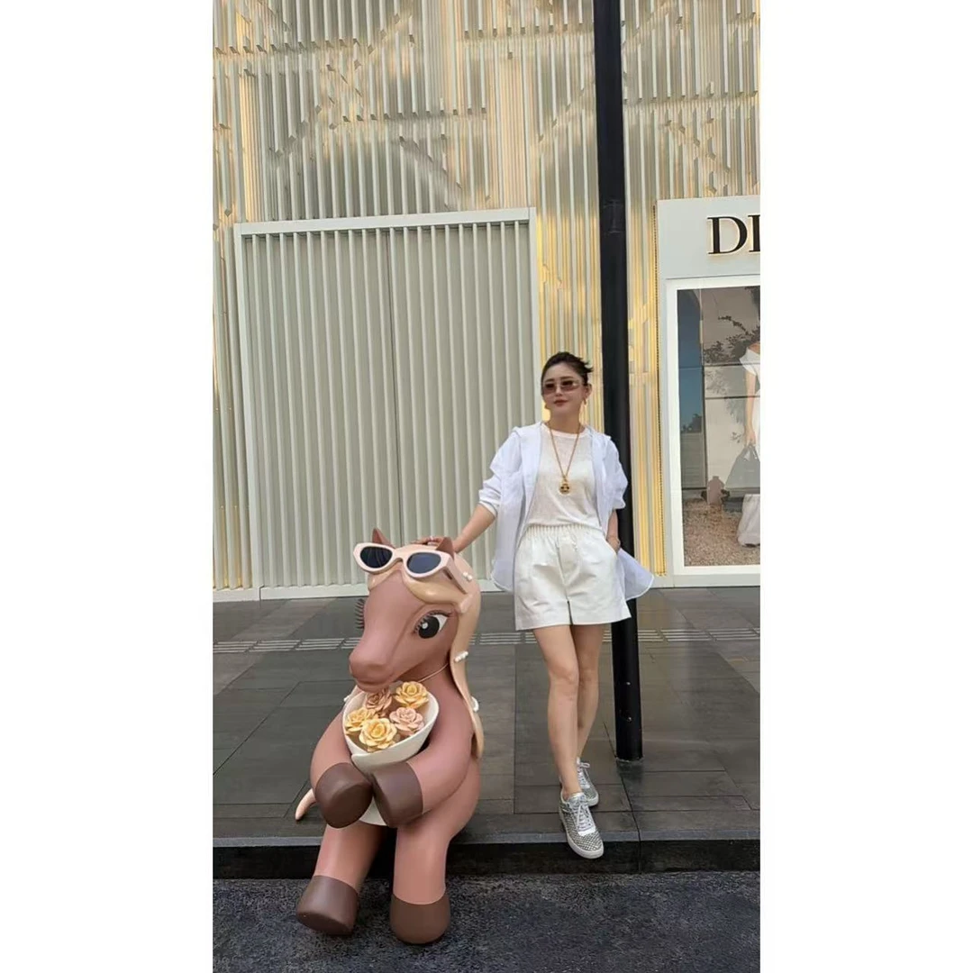 【短裤】褶皱腰百搭短裤0525291（小码裤长约38cm）