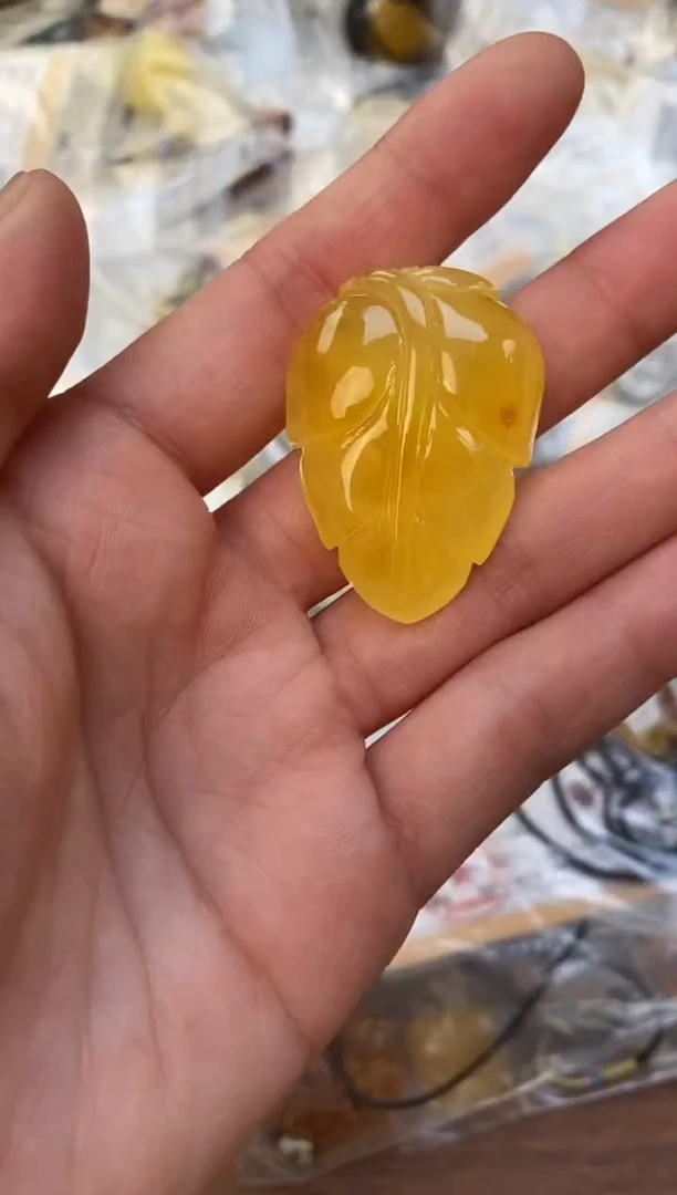 裸石琥珀未镶嵌天然琥珀蜜蜡
