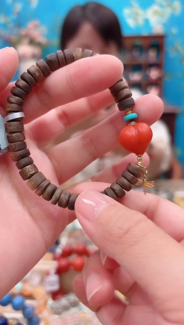 未镶嵌手串南红玛瑙设计款珠串