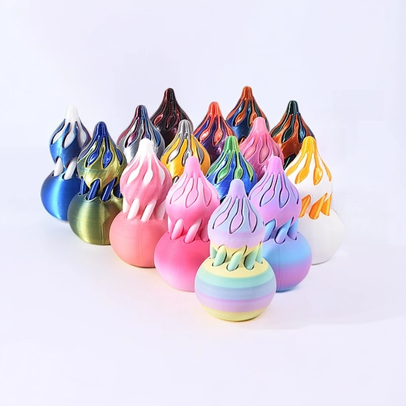 3d打印摆件螺旋解压葫芦神器大人儿童指尖玩具礼物桌面3d打印玩具