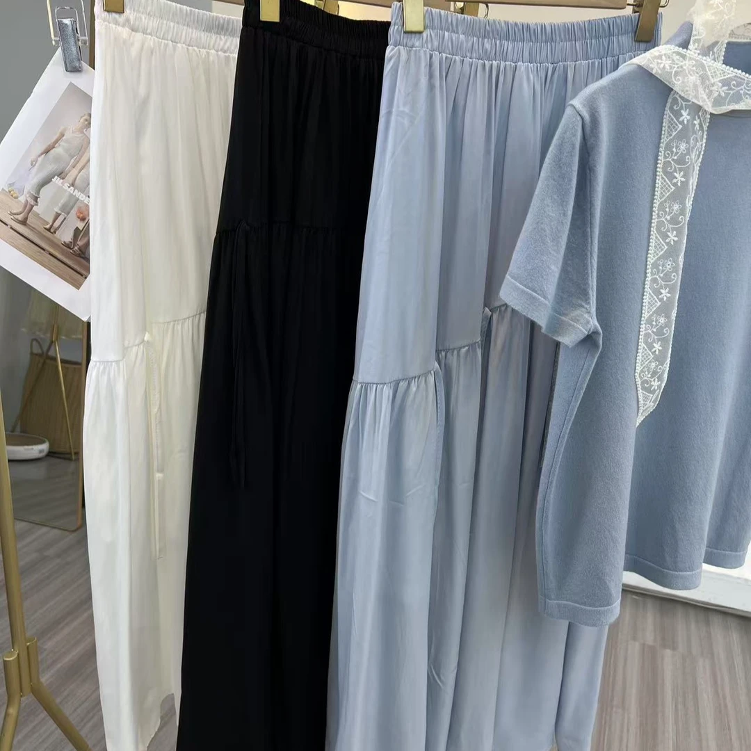 【晴姐】M8198 甜美减龄蝴蝶结设计高腰半身裙