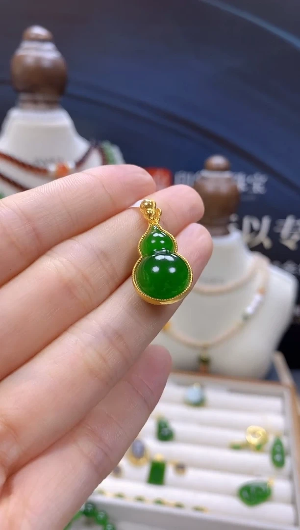 和田玉银S925镶嵌颈饰cg