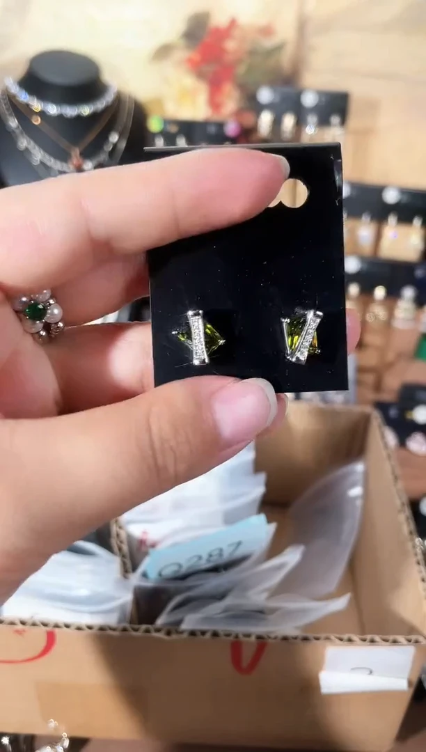 合金925银锆石豆665