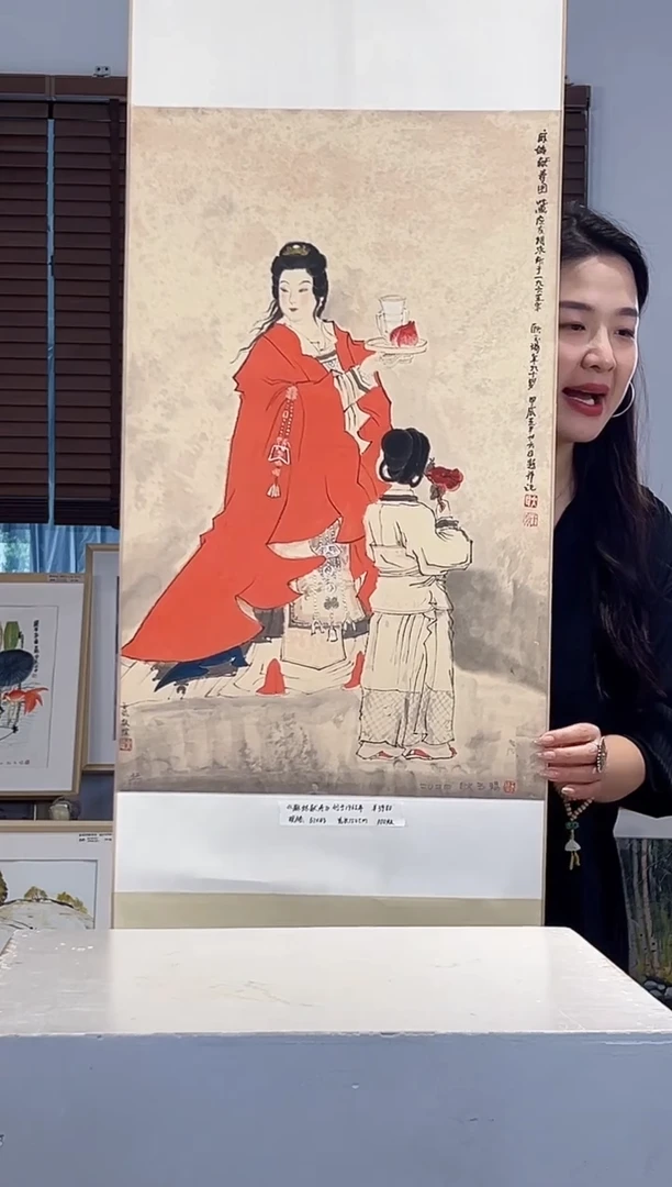 版画耿玉琨限量作品亲签盖章版画S