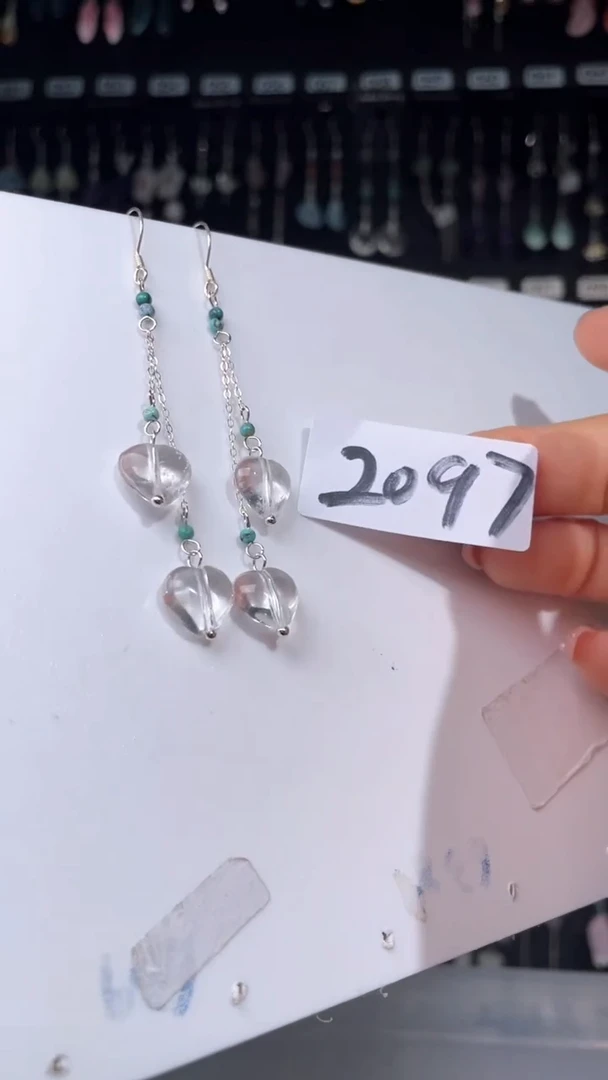 紫晶耳饰银S925镶嵌喜欢拍