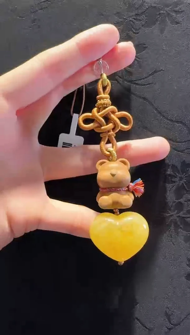 手绳蜜蜡未镶嵌爱心款