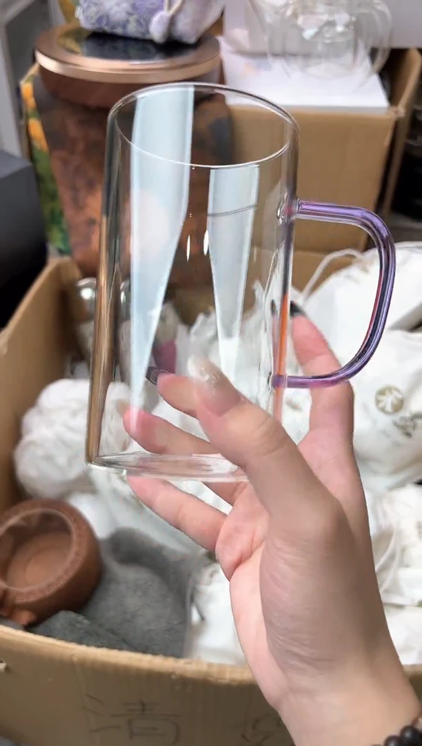 禾墨绿茶杯子浅紫色