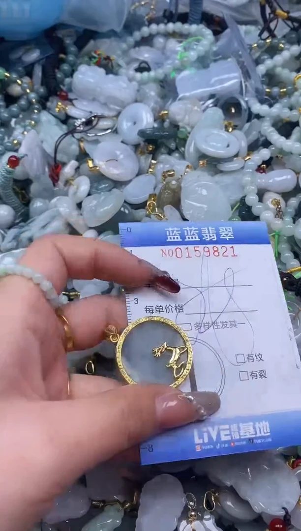 【闪购商品】翡翠颈饰未镶嵌闪购0159821多样性发其一