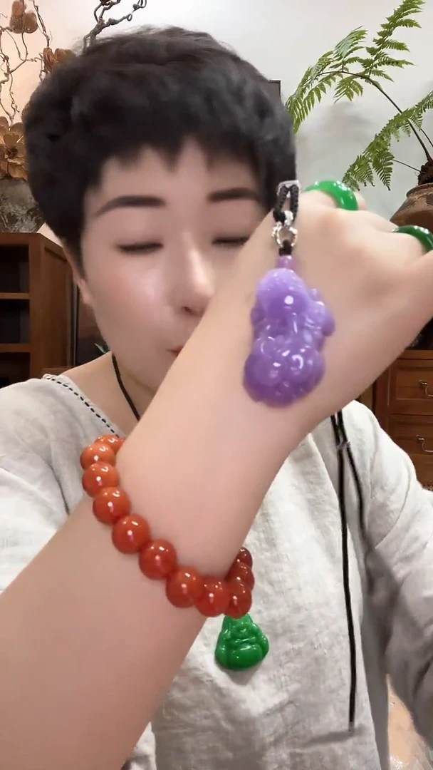 吊坠(赠链)合金翡翠165