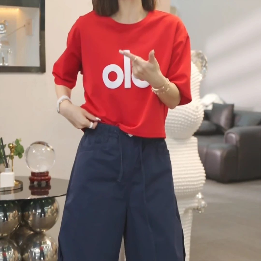 B【如此简单】2025春夏新款时尚百搭休闲T恤上衣