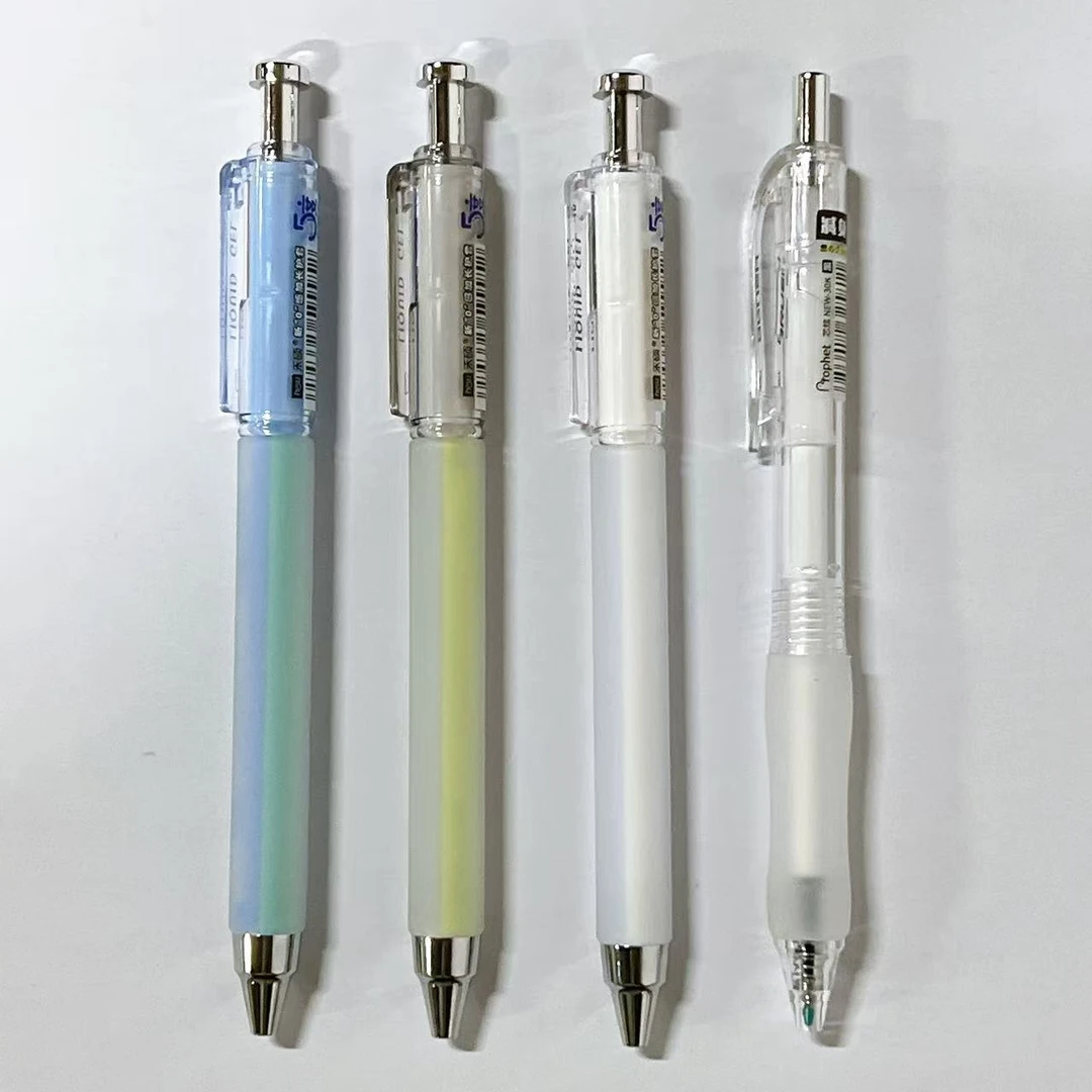 【黑墨-4支】H01禾硕5度3z+鸭先知减负笔,掉封蜡不售后