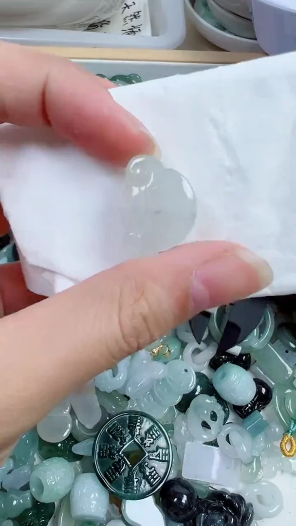 散珠翡翠115号链接，A货翡翠