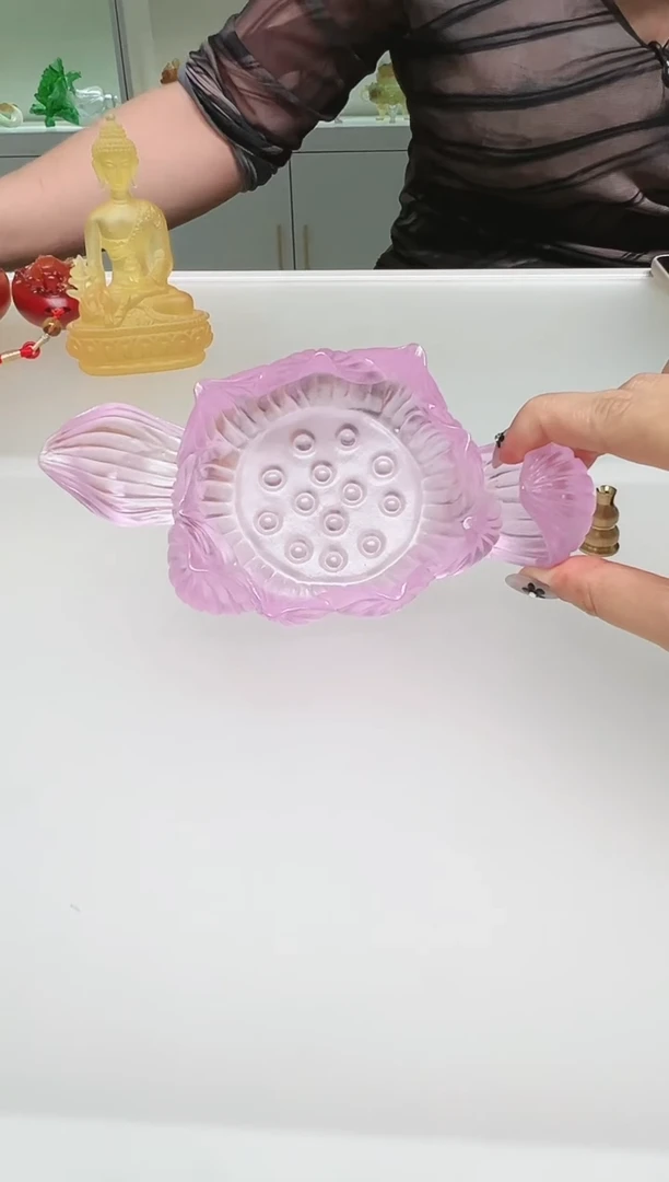 手工艺品琉璃古法琉璃底座