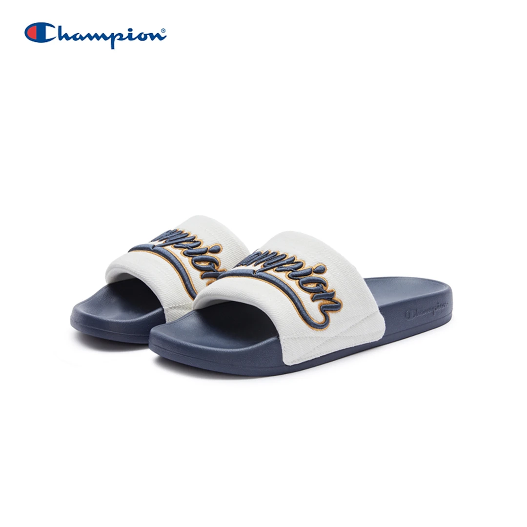 【经典字母拖鞋】Champion冠军男女款Slide League 1休闲U4AFASU12