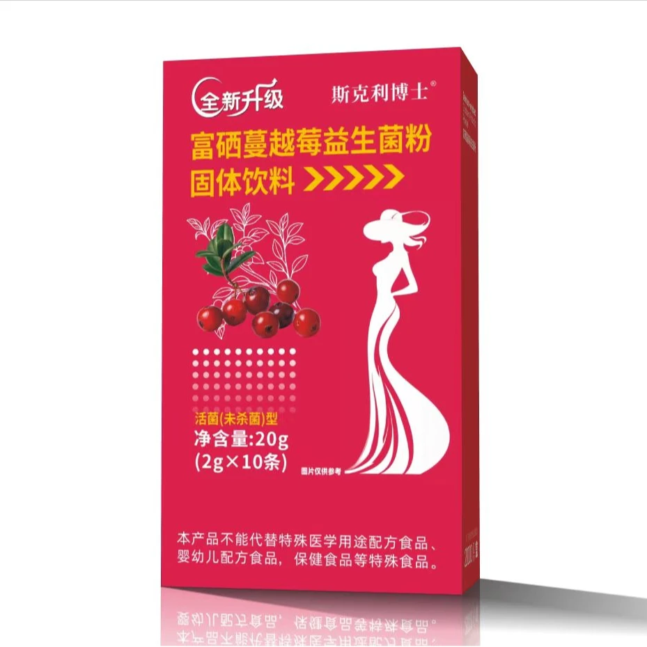 斯科利博士 富硒蔓越莓益生菌粉固体饮料