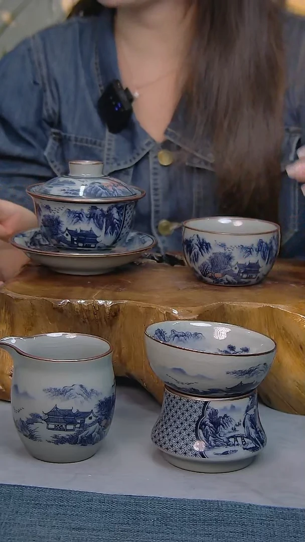 简装家用款4件套 陶瓷家用茶具系列