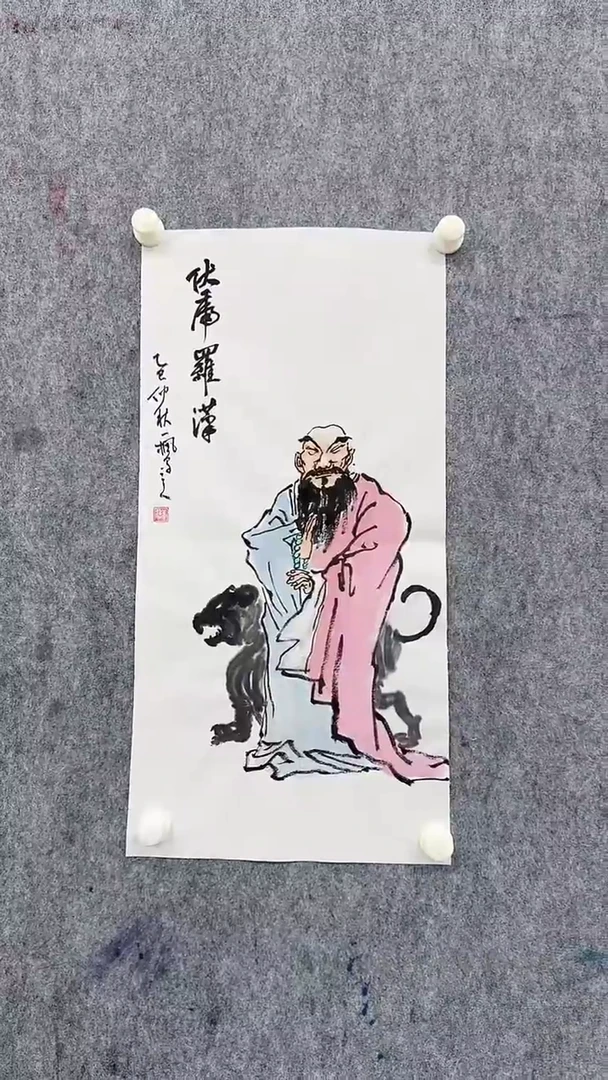 国画姜超2平尺国画作品