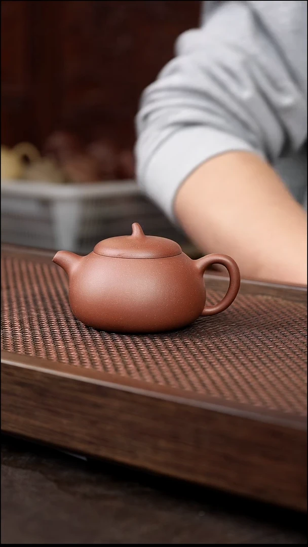茶壶紫砂底槽清矮茄段