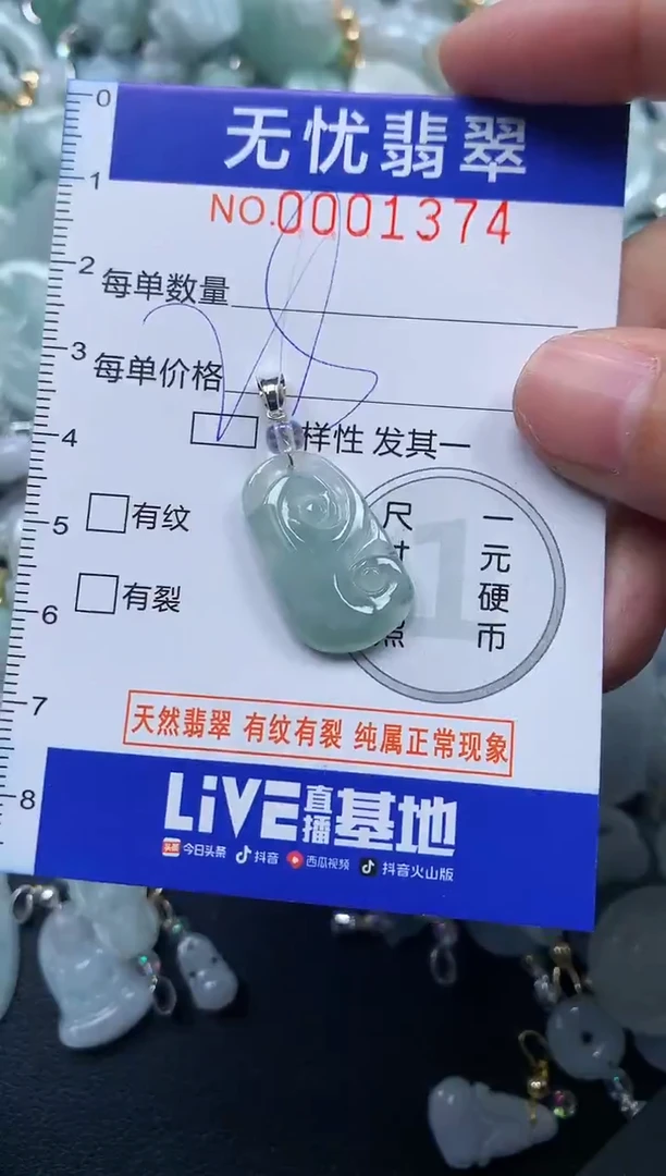 颈饰未镶嵌翡翠1374