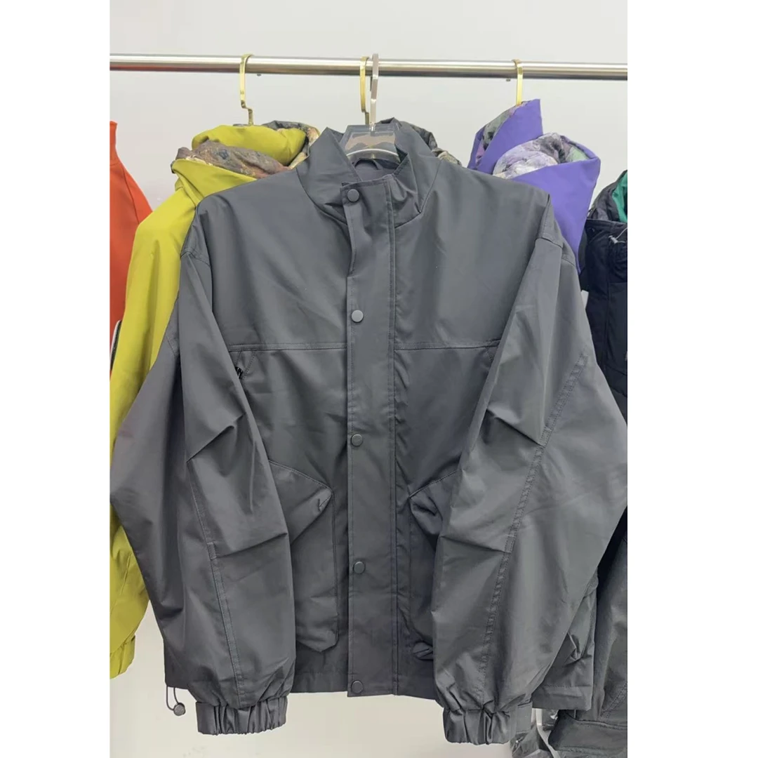 2025潮流 (10022 黑色 2XL ) 夹克外套断码剪标微瑕孤品工装上衣