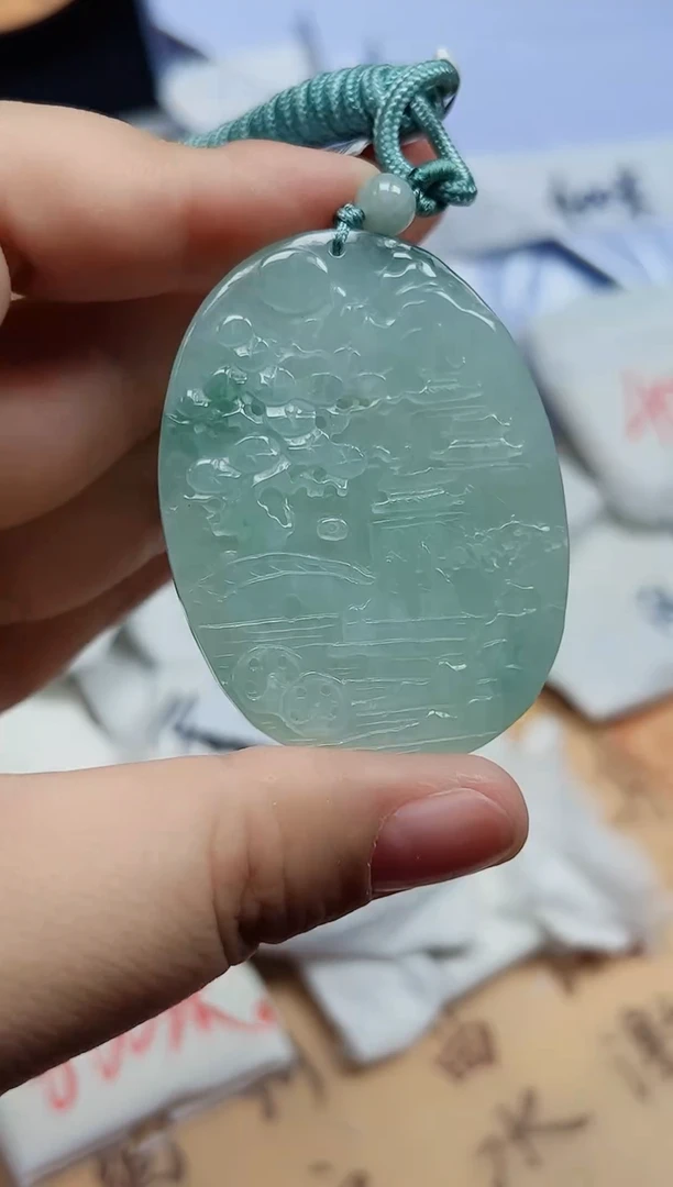 翡翠未镶嵌颈饰88888888
