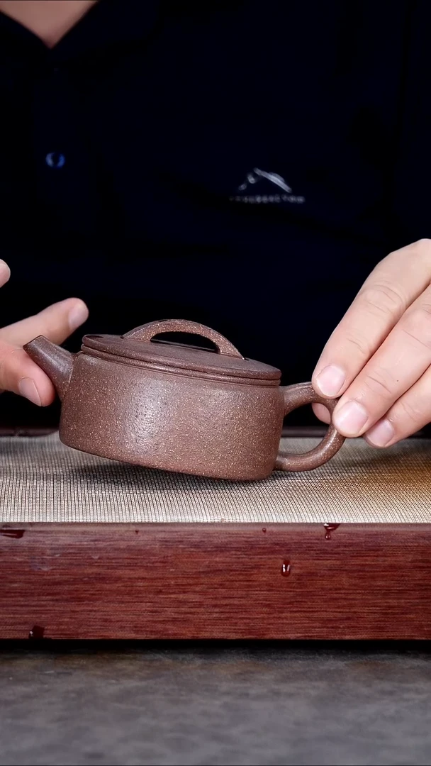 茶壶紫砂五彩段汉瓦壶