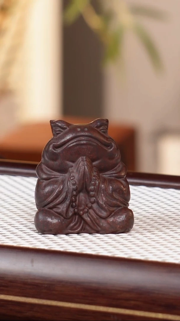 茶壶紫砂茶宠祈福娃