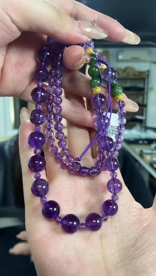 【闪购商品】水晶项链未镶嵌多样性发其一颜色微差