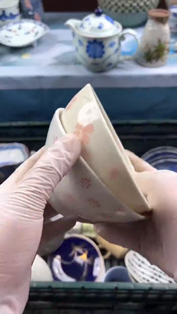 瓷片英歌瓷器满19.9包邮