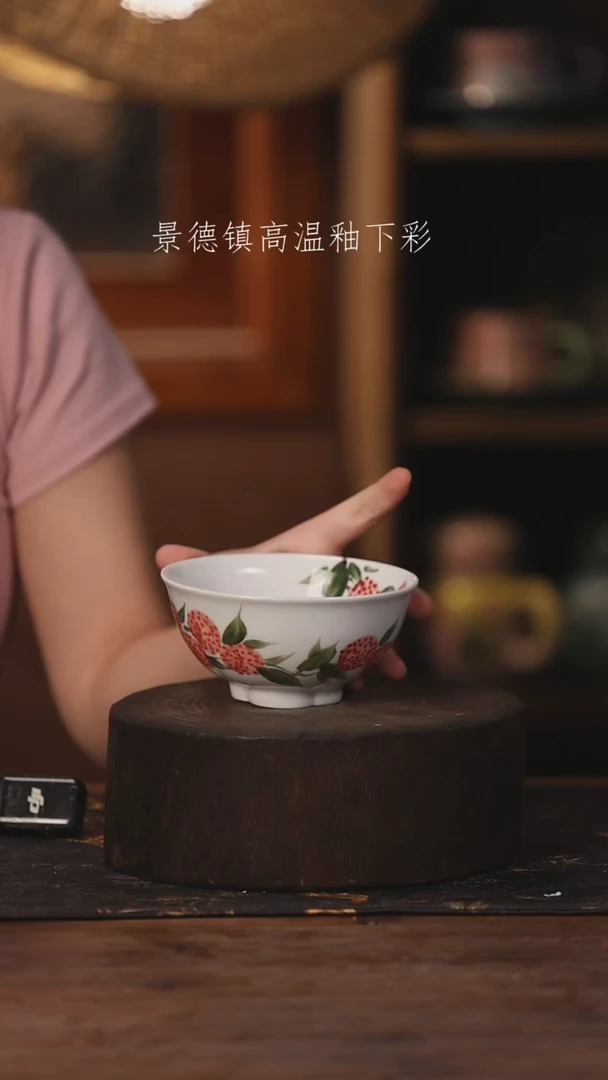 陶瓷景德镇高温釉下手绘陶瓷568