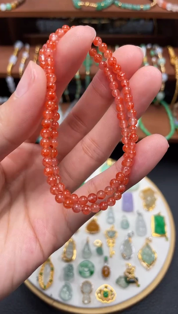 【闪购商品】南红玛瑙手串未镶嵌一个