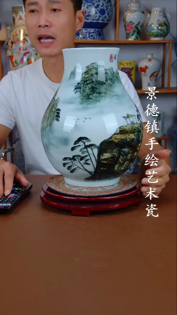 现代景德镇手工手绘陶瓷摆件23