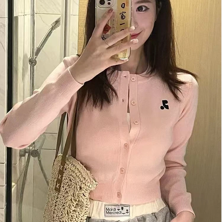 （扣号）字母常规款针织刺绣毛针织衫秋季时尚女装1号