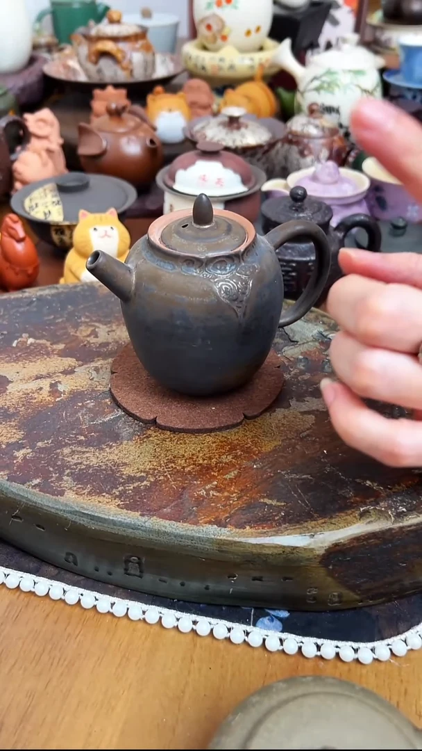 【茶瓷物语】铁锈釉壶