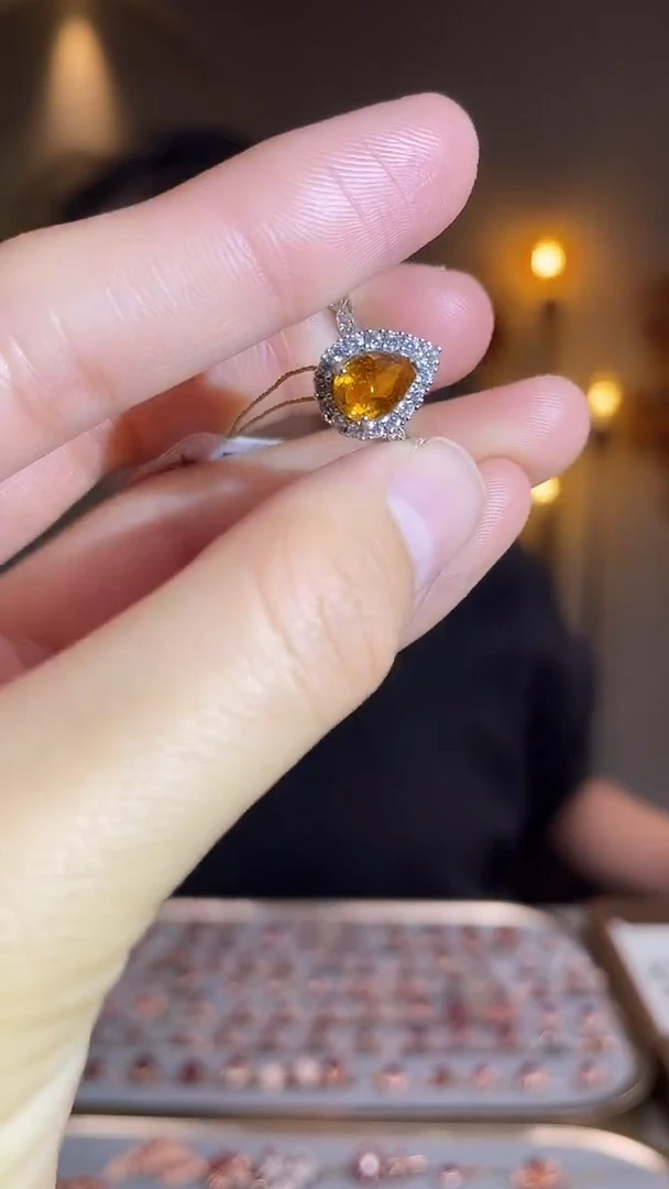 银S925镶嵌手饰碧玺手饰