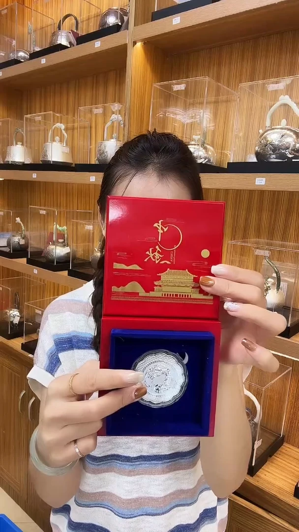 古悦足银999摆件