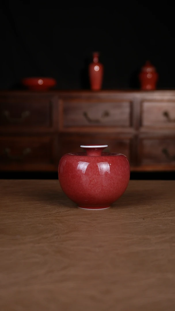 瓶豇豆红景德镇陶瓷