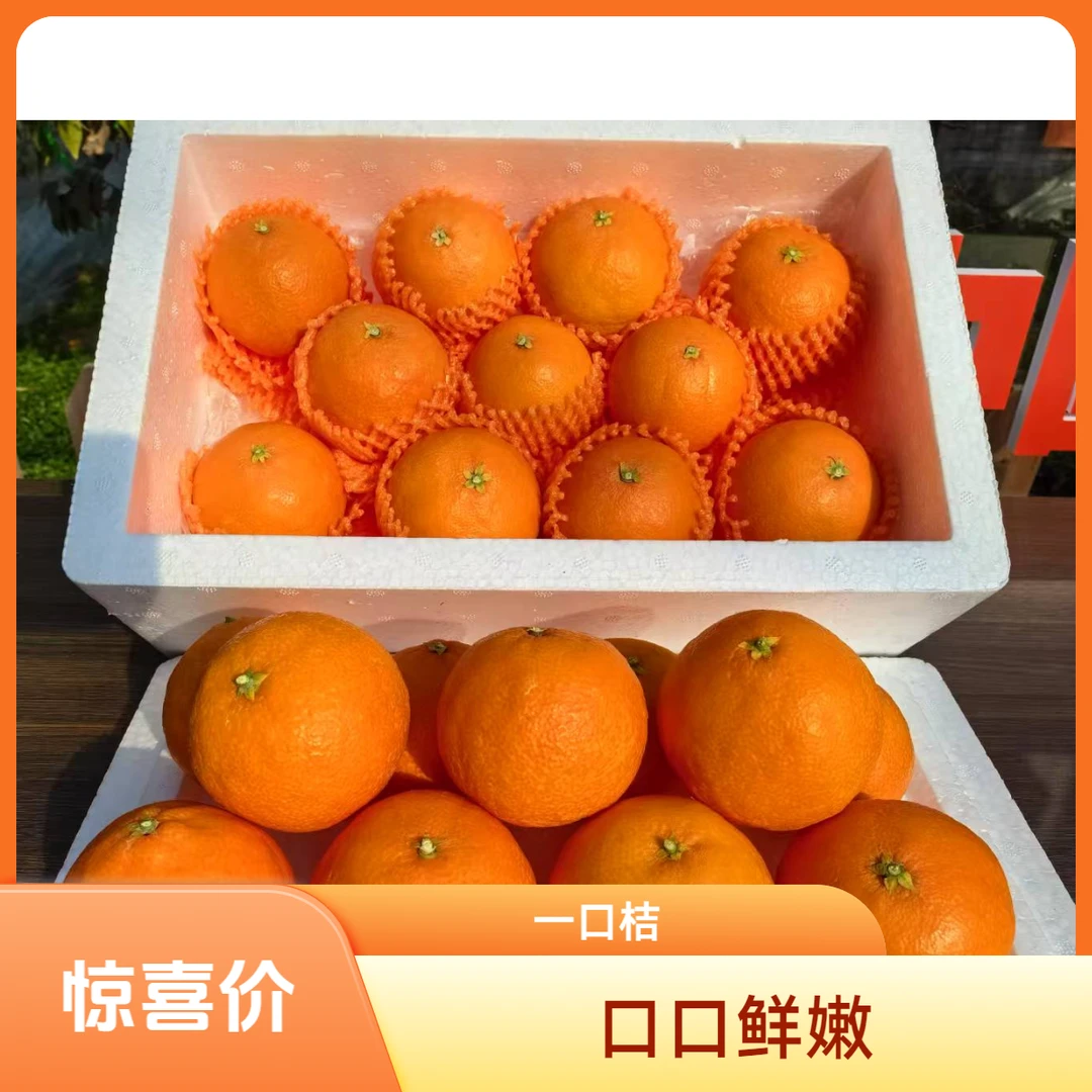 【顺丰同城】象山晓塘红美人一口桔3斤装柑橘浙江省