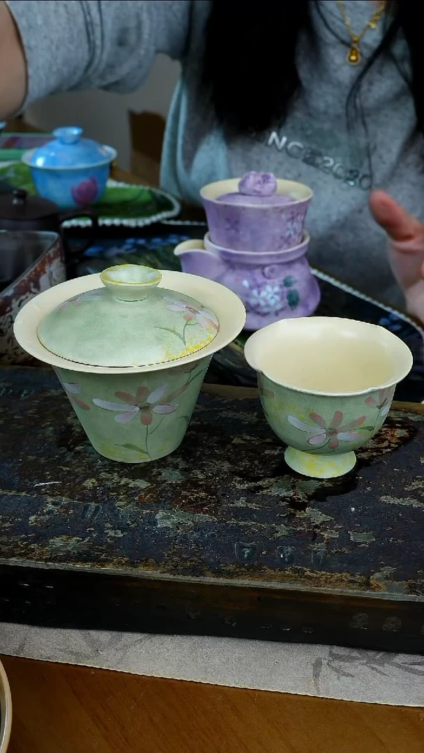 茶瓷物语福利马蹄盖碗
