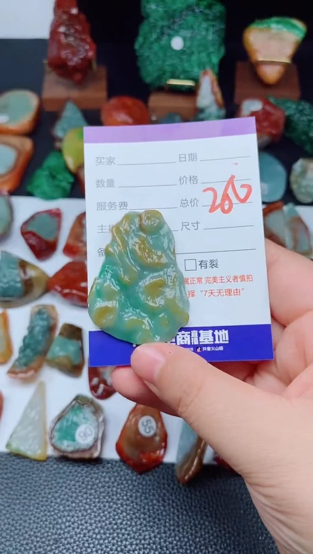 翡翠未镶嵌颈饰168168168