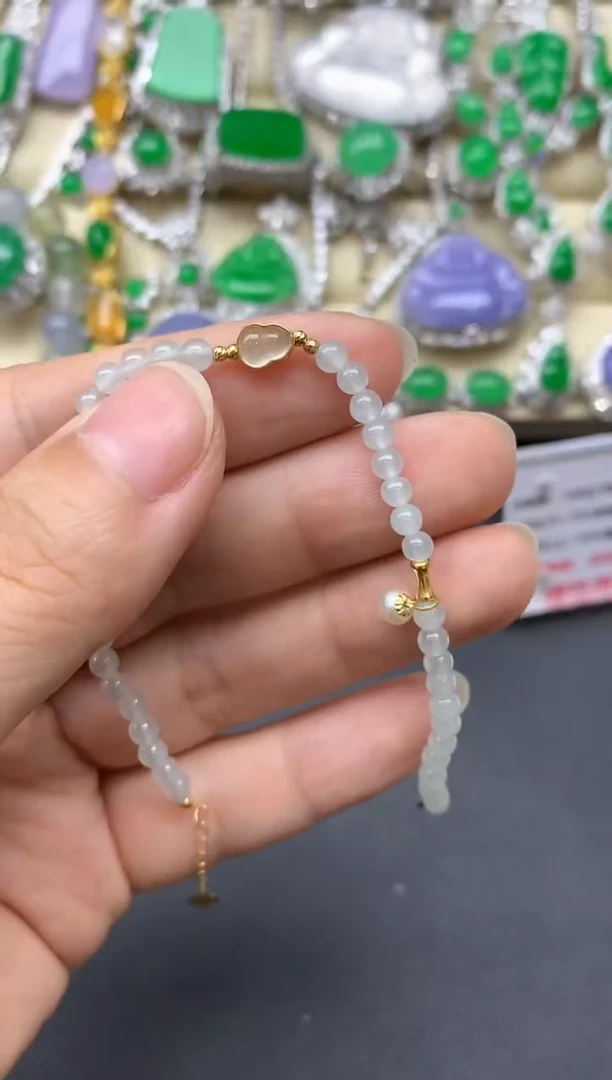 未镶嵌手链翡翠144-中国好珍宝