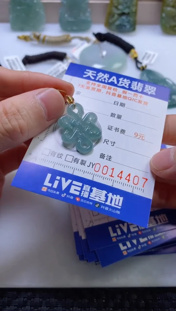 翡翠未镶嵌颈饰