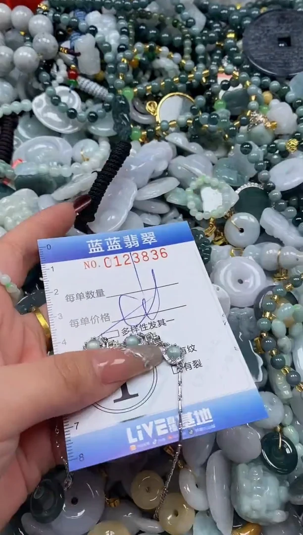 【闪购商品】翡翠颈饰未镶嵌闪购0123836多样性发其一